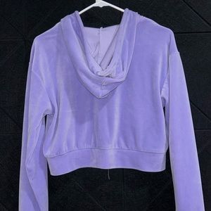 Swede purple cropped jacket
